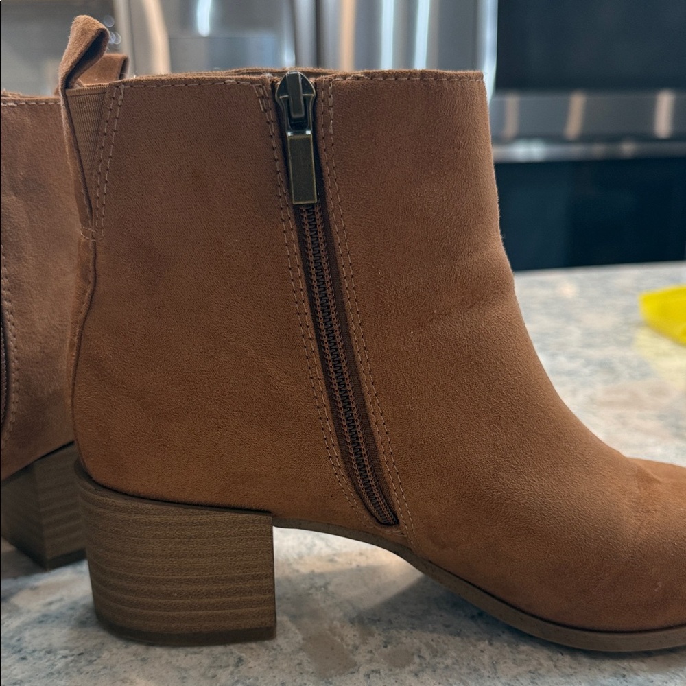 Universal Thread Brown Suede Ankle Booties - Picture 16 of 16